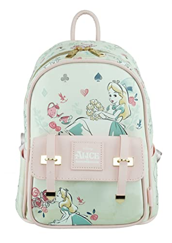 Disney Alice in Wonderland Wondapop 11 Inch Vegan Leather Mini Backpack