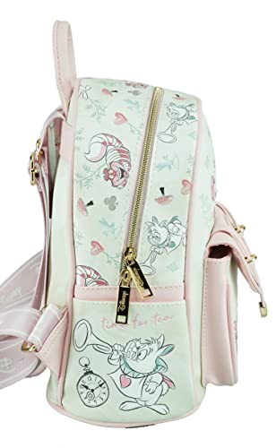 Disney Alice in Wonderland Wondapop 11 Inch Vegan Leather Mini Backpack