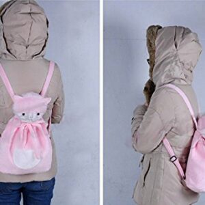 GK-O Chiaki Nanami Cosplay Anime Plush Cat Backpack Anime figures Pink Chiaki Backpack