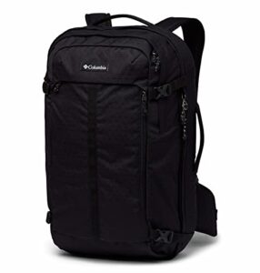 columbia unisex mazama 34l travel backpack, black, one size