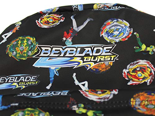 Beyblade Burst Spinner Top Allover Characters Anime Pattern School Book Bag Backpack