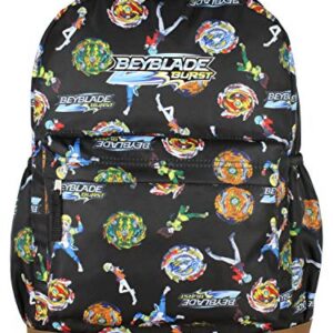 Beyblade Burst Spinner Top Allover Characters Anime Pattern School Book Bag Backpack