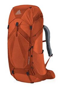 gregory mountain products paragon 68 backpacking backpack, ferrous orange, medium/large