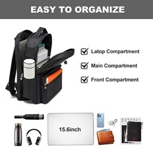 Gooday Business Travel Laptop Backpack for Men ＆ Women，Nylon Waterproof Fabric Protects Laptop