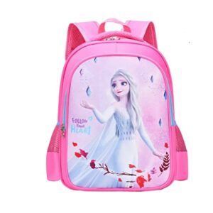 Schoolbags, primary school students, girls, kindergarten girls, kids backpacks (Pink)