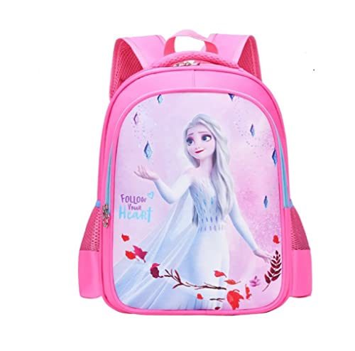 Schoolbags, primary school students, girls, kindergarten girls, kids backpacks (Pink)