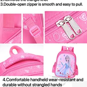 Schoolbags, primary school students, girls, kindergarten girls, kids backpacks (Pink)