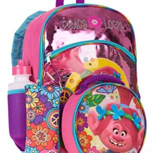 Trolls Girl's Backpack 5 Piece Set