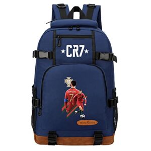 gengx student waterproof school backpack ronaldo knapsack,kids back to school book bag laptop rucksack