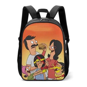 bob’s happiness burgers student backpack school bag multipurpose daypack satchel rucksack for girls boys
