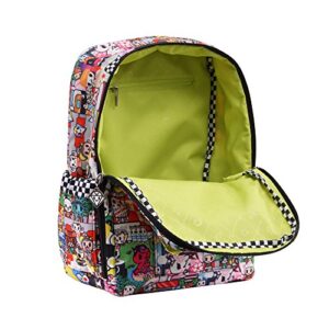 JuJuBe | MiniBe Lightweight School Backpack, Travel-Friendly, Organization Pockets | Kids or Adults | Tokidoki | Sushi Cars