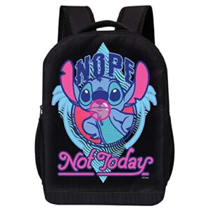 disney lilo and stich backpack – lilo & stitch nope not today 17 inch air mesh padded bag (nope not today)