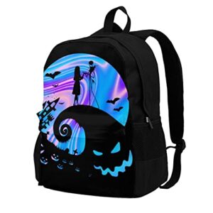 angrui78 simple backpack large capacity laptop bag casual backpack travel backpack black, one size