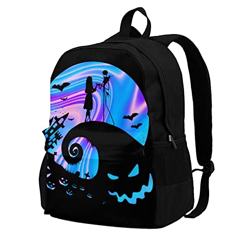 ANGRUI78 Simple Backpack Large Capacity Laptop Bag Casual Backpack Travel Backpack Black, One Size