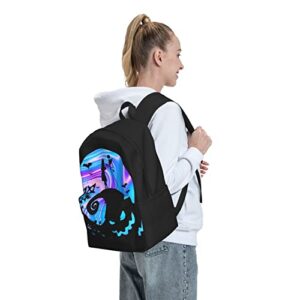 ANGRUI78 Simple Backpack Large Capacity Laptop Bag Casual Backpack Travel Backpack Black, One Size