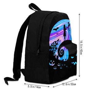 ANGRUI78 Simple Backpack Large Capacity Laptop Bag Casual Backpack Travel Backpack Black, One Size