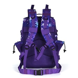 KXBUNQD Casual Daypack Lightweight School Bag for Men Women Travel Rucksack Large Outdoor Waterproof BackPack with Molle System