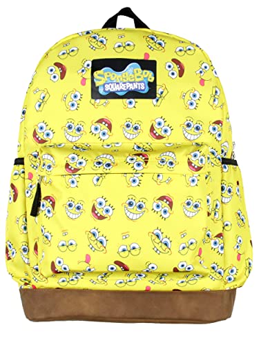 Nickelodeon SpongeBob SquarePants Face Expressions All Over Print Backpack