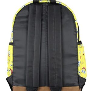 Nickelodeon SpongeBob SquarePants Face Expressions All Over Print Backpack