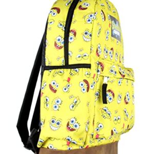 Nickelodeon SpongeBob SquarePants Face Expressions All Over Print Backpack