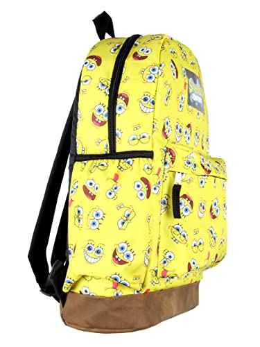 Nickelodeon SpongeBob SquarePants Face Expressions All Over Print Backpack