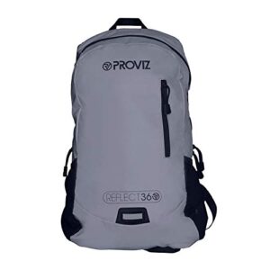 proviz sports reflect360 100% reflective high-viz highly water resistant backpack/rucksack, great for sports + cycling