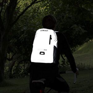 Proviz Sports Reflect360 100% Reflective High-Viz Highly Water Resistant Backpack/Rucksack, Great for Sports + Cycling