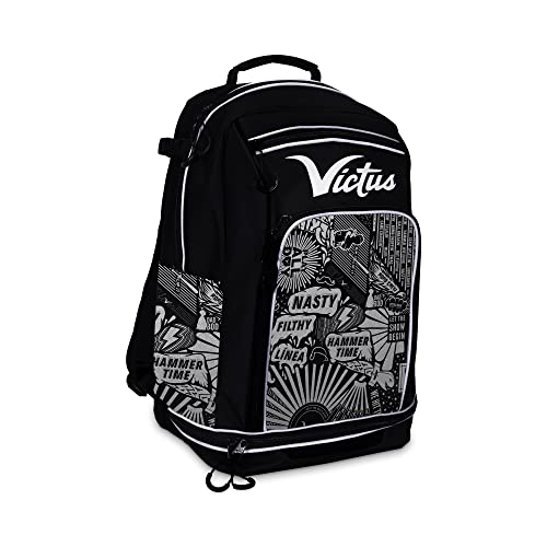 Victus Sports Victus DNA Baseball BAT Pack, Black/NOX, 13" W x 9.5" D x 19" H