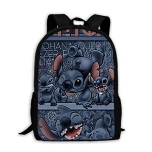 cartoon school bag girl boy adult 16 inch backpack computer backpack hiking backpack travel backpack with laptop isolated (cartoon no. 2)