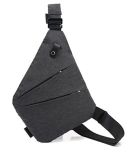 sling bag chest backpack casual daypack black shoulder crossbody lightweight anti theft outdoor sport travel hiking bag for men women
