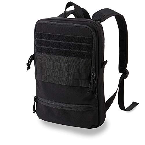 Cargo Works® 15" Laptop Backpack,Computer Bag for Women & Men, Resistant College School Bookbag, Slim Business Backpack- Black