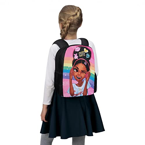 EZYES African American Women School Backpack Black Girl Magic Bookbag For Girls Lightweight Durable