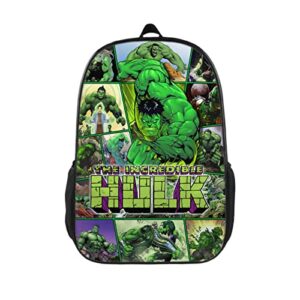 okjldh 17 inch laptop backpack cartoon pattern bookbag multifunction daypack for men travel outdoor activities, 11*6*17 in
