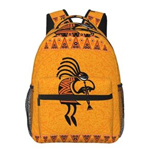 dahallar backpack retro southwestern native american indian tribal cultural art print bookbags highschool college laptop bag casual travel daypack hiking camping