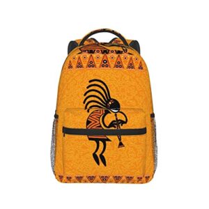 DAHALLAR Backpack Retro Southwestern Native American Indian Tribal Cultural Art Print Bookbags Highschool College Laptop Bag Casual Travel Daypack Hiking Camping