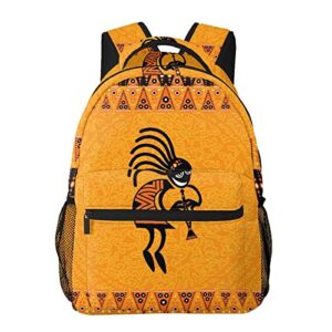 DAHALLAR Backpack Retro Southwestern Native American Indian Tribal Cultural Art Print Bookbags Highschool College Laptop Bag Casual Travel Daypack Hiking Camping