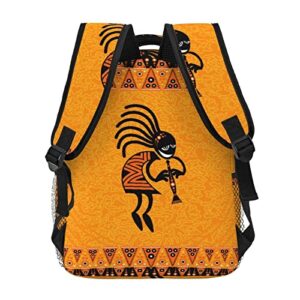 DAHALLAR Backpack Retro Southwestern Native American Indian Tribal Cultural Art Print Bookbags Highschool College Laptop Bag Casual Travel Daypack Hiking Camping