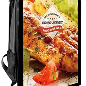 21.5 inch LCD Backpack with Custom LCD Screen for Portable Video Advertising Player, 1920*1080 Resolution Ratio, Human Walking Backpack Digital Billboard