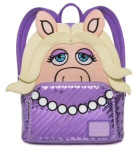 loungefly disney the muppets miss piggy mini backpack