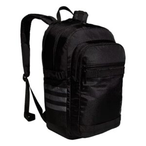 adidas core advantage 3 backpack, black/white, one size