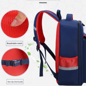 bdhjzytt Tiantian new school bag for students, best for kindergarten elementary school students, light and waterproof (Red)