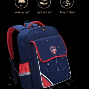 bdhjzytt Tiantian new school bag for students, best for kindergarten elementary school students, light and waterproof (Red)