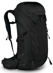 osprey talon 36 men’s hiking backpack, stealth black, small/medium