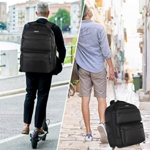 ZOMFELT Rolling Backpack & Drawstring Backpack