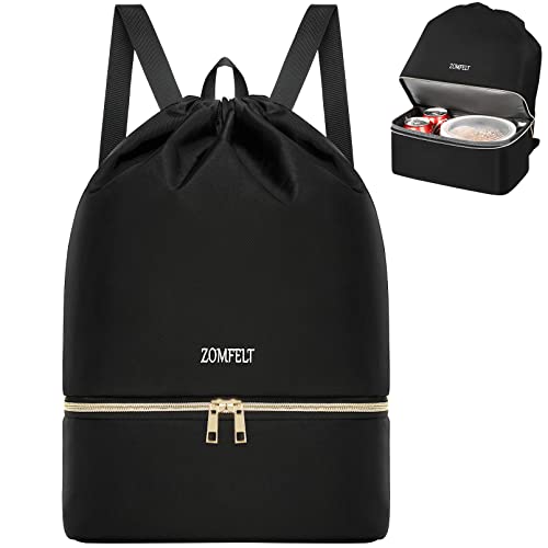 ZOMFELT Rolling Backpack & Drawstring Backpack