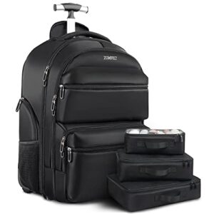 ZOMFELT Rolling Backpack & Drawstring Backpack