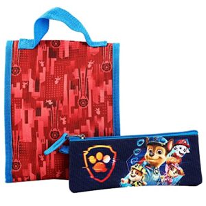 Paw Patrol Heroes Nickelodeon 6-Piece Backpack accessories Set for boys