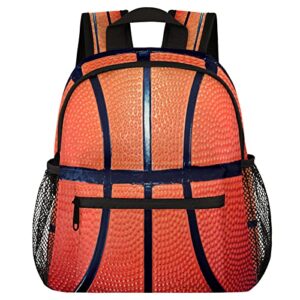 basketball backpack for boys, 12 in kids toddler backpack sport ball kindergarten preschool bookback travel bag snack bag with chest strap for children