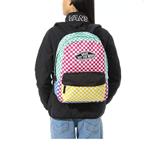 Vans Women's Realm Backpack, Checker Block, One Size