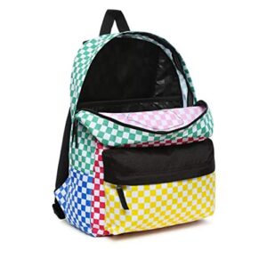 Vans Women's Realm Backpack, Checker Block, One Size